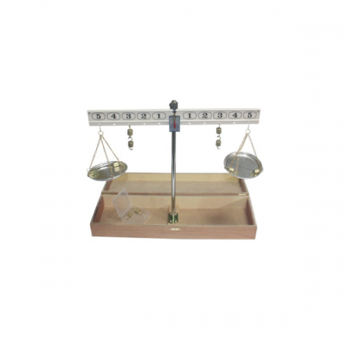 양팔저울 목상자식