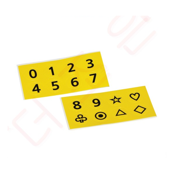붙임딱지 - 숫자스티커 10조