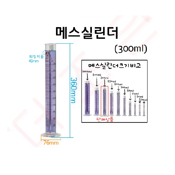 메스실린더 300ml