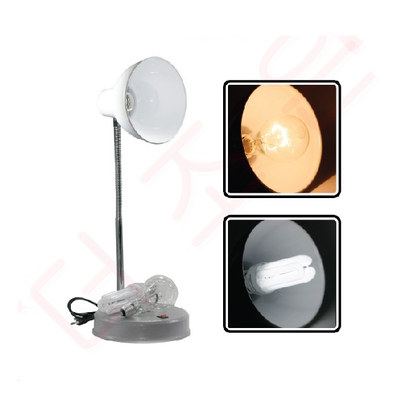광원장치 /전기스탠드 원버튼 (2종1조=삼파장전구+200W전구)