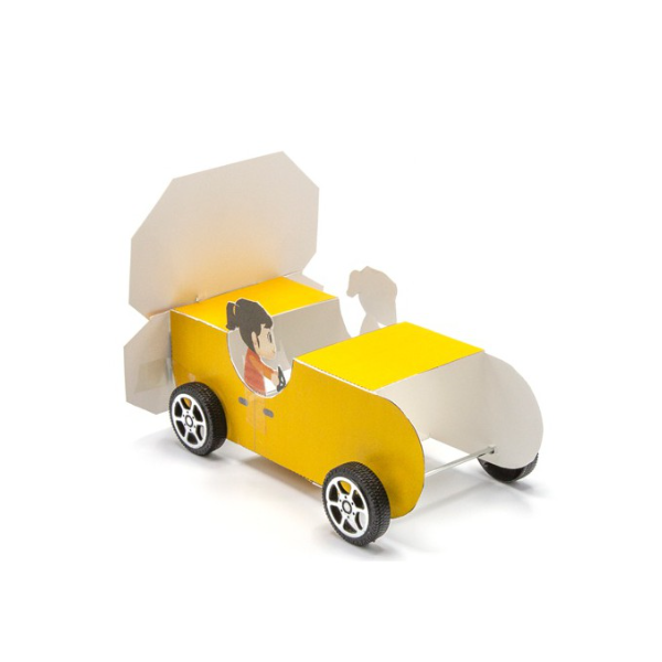 바람으로 움직이는 종이 자동차경주하기/5인용