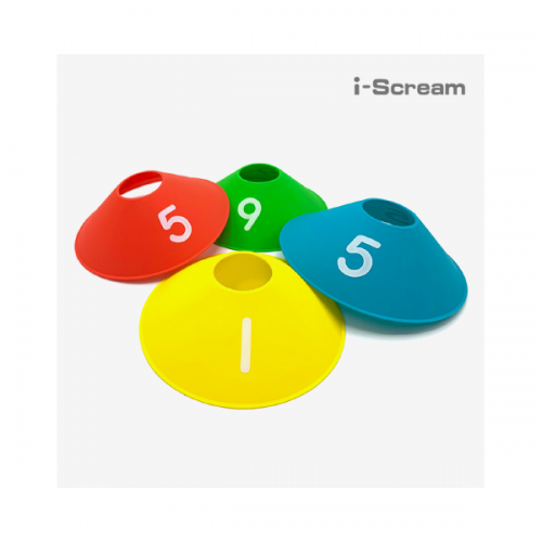 [아이스크림] 양수쌤이 추천하는 숫자 접시콘 (40개 1세트/칼라콘/트레이닝콘)