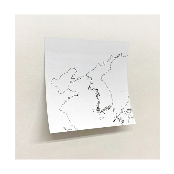 [아이스크림] 한국지도 포스트잇