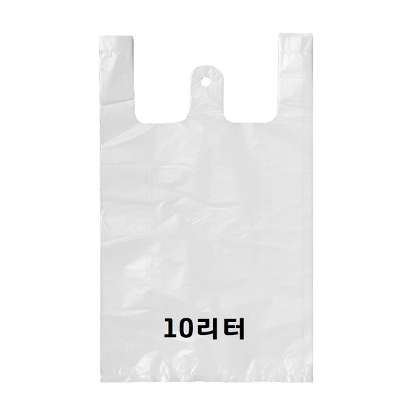 [국대]비닐봉투 10리터 / 70매입 / 백색 / 비닐봉지