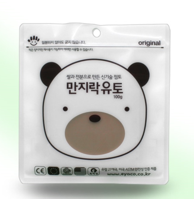 이야코/만지락 소프트유토 100g / 찰흙