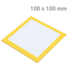 안전유리판 100x100mm - (테두리테이프처리)