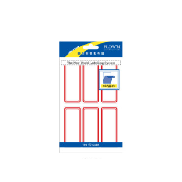[플로엠]일반 견출지 206 / 28x65mm / 10매