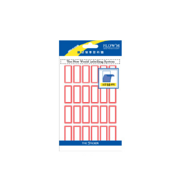 [플로엠]일반 견출지 224 / 12x31mm / 10매