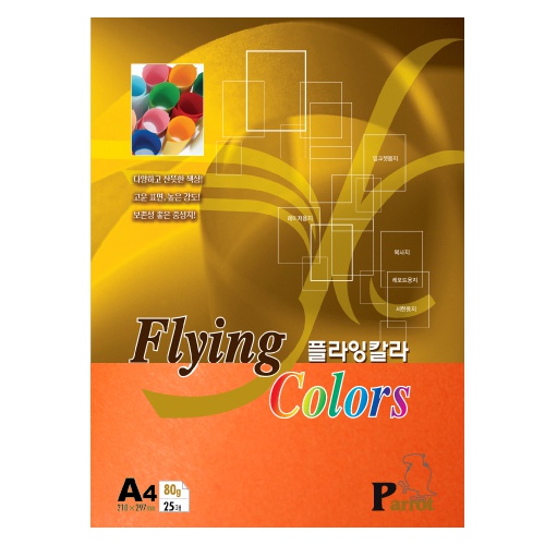 [삼원]플라잉칼라 A4 / 80g / 25매입 / P43