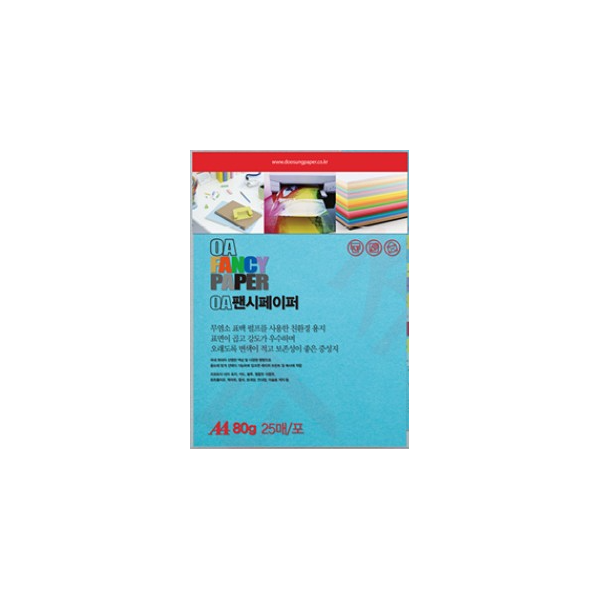 [두성]OA팬시페이퍼 A4 /  80g / P19 / 25매입