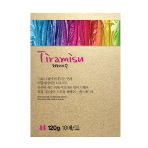 [두성]티라미수 / 펄복사지 / A4 / 10매입 / 03노랑색펄
