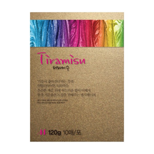 [두성]티라미수 / 펄복사지 / A4 / 10매입 / 14황금색펄