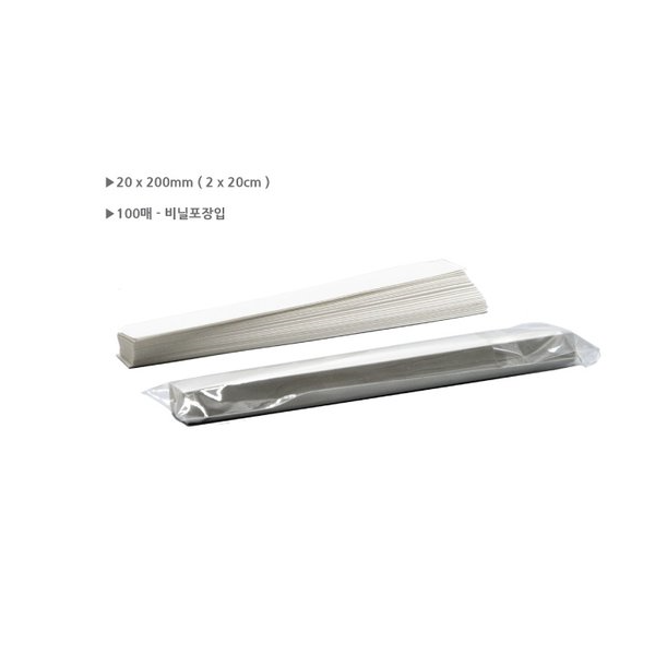 긴거름종이 20x200mm /100매입 /크로마토그래프지