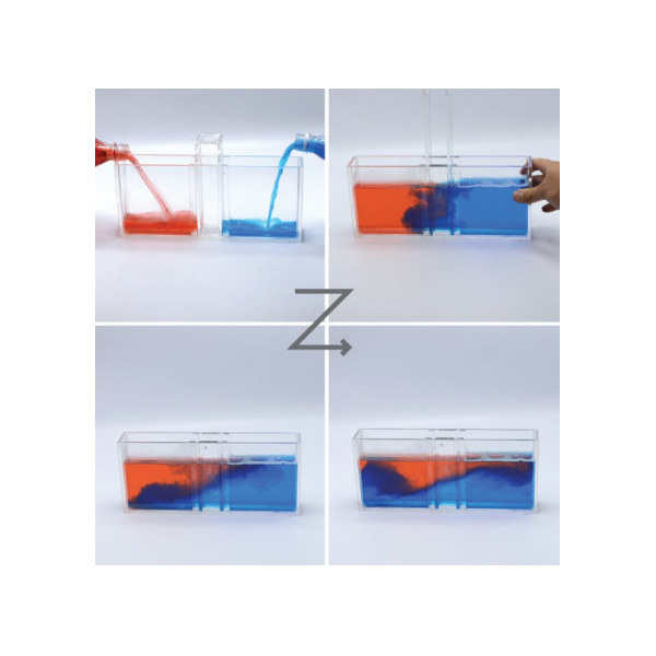 전선밀도류실험장치-이중칸막이