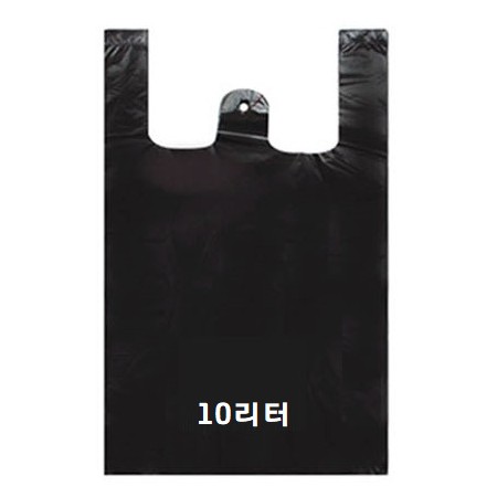 [국대]비닐봉투 10리터 / 70매입 / 검정 / 비닐봉지