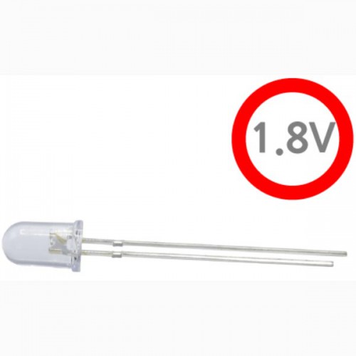고휘도발광다이오드 LED 1.8V 적색 /과일전지실험용 ( 10개입)