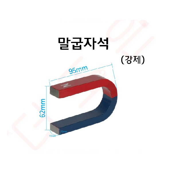 말굽자석 - 강제