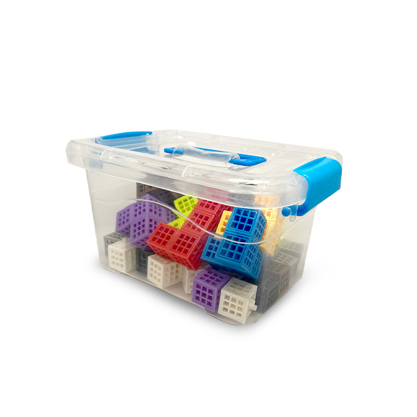 [아이스크림] 연결큐브 100pcs (보관 케이스 포함)