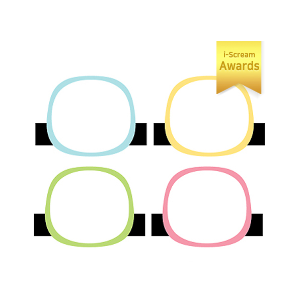 [아이스크림] 썼다 지우는 역할놀이 머리띠(4개 1세트)