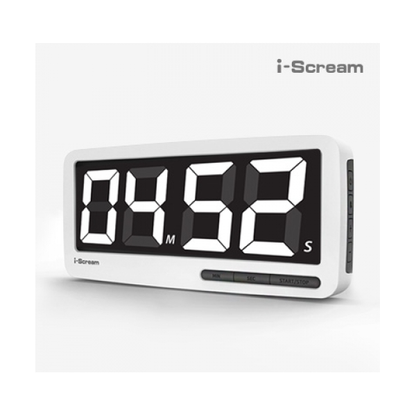 [아이스크림] LED 빅 타이머 (2021년형 신제품/충전식/칠판 타이머)