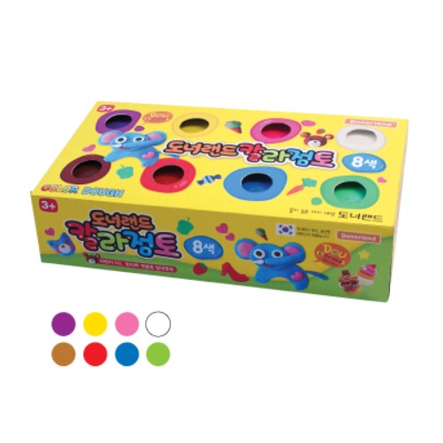 [도너랜드]칼라점토 / 8색