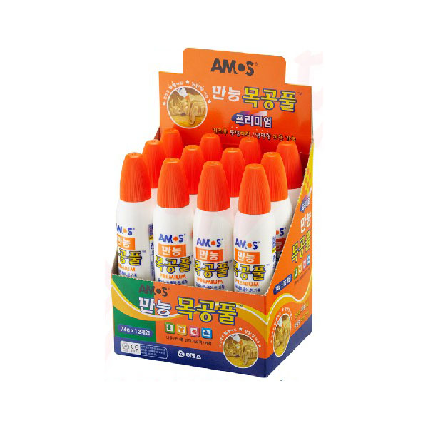 [아모스]만능목공풀74g / 12개입