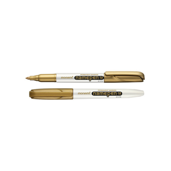 [모나미]네임펜 / 유성 / M굵은글씨용 / 금색