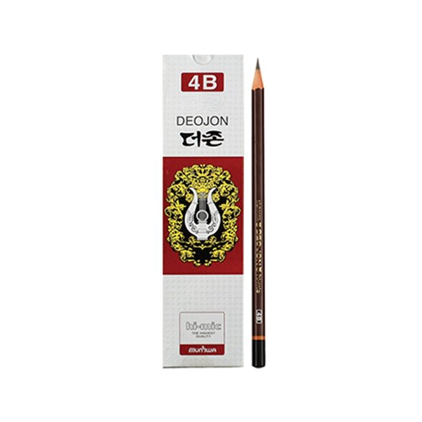 [문화]더존 연필 / 4B / 12자루입