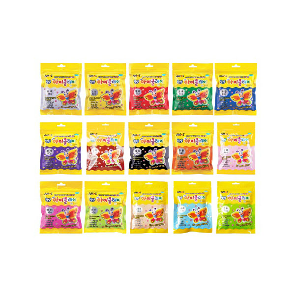 [아모스]아이클레이 / 50g / 파우치 (색상선택)