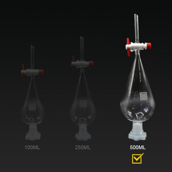 분별깔대기 500ml (테프론콕크) / 분액여두