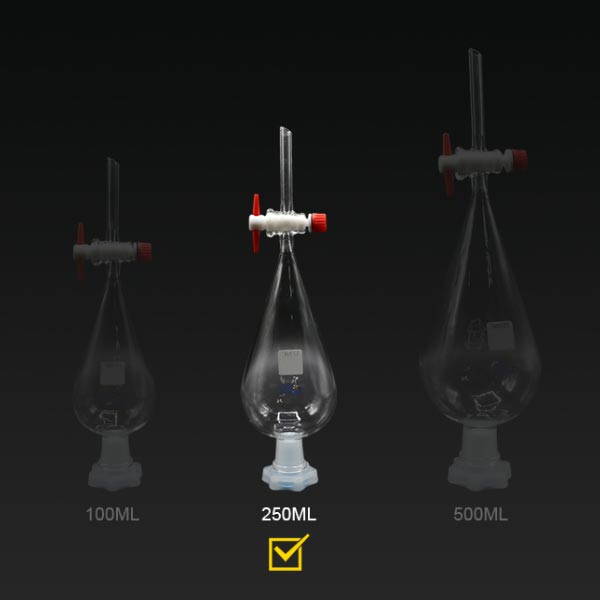 분별깔대기 250ml (테프론콕크) / 분액여두