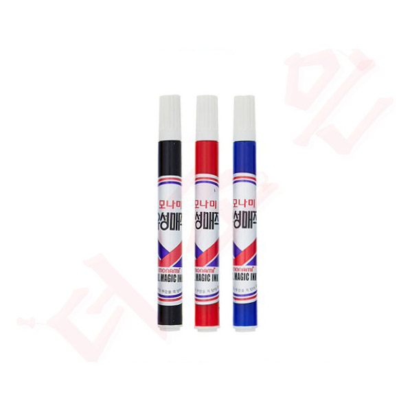 [모나미]유성매직 흑 / 12자루입