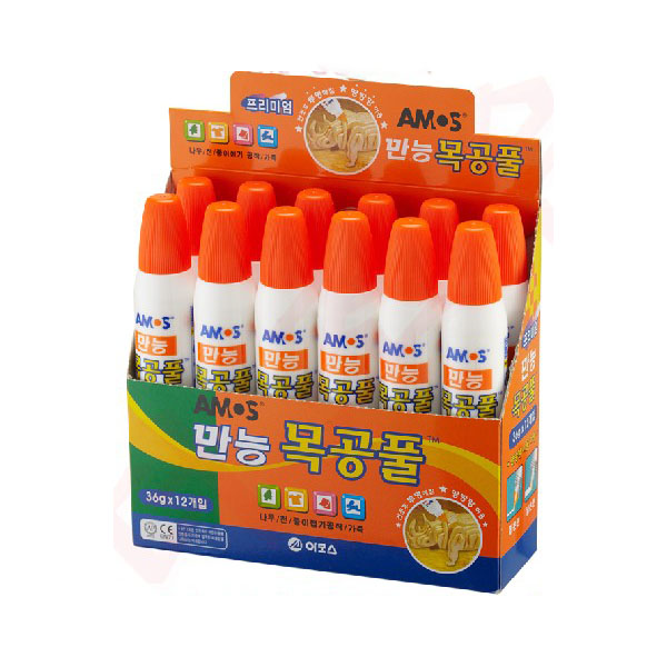 [아모스]만능목공풀36g / 12개입