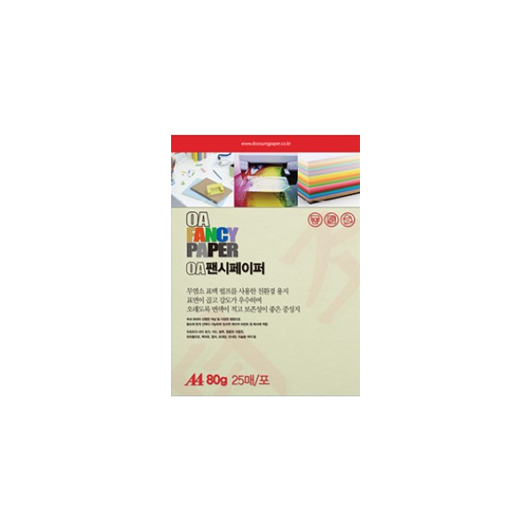 [두성]OA팬시페이퍼 A4 /  80g / P02 / 25매입