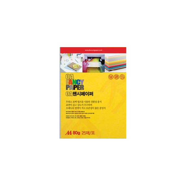 [두성]OA팬시페이퍼 A4 /  80g / P04/ 25매입