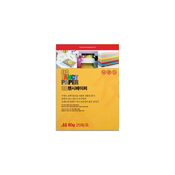 [두성]OA팬시페이퍼 A4 /  80g / P08 / 25매입