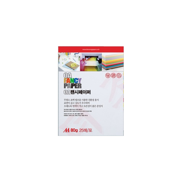 [두성]OA팬시페이퍼 A4 /  80g / P26 / 25매입