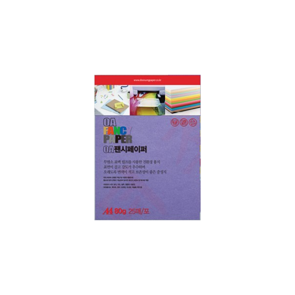 [두성]OA팬시페이퍼 A4 /  80g / P66 / 25매입