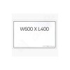 [마그피아]고무자석화이트보드 / 600 x 400 / MRMB-WB6040