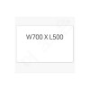 [마그피아]고무자석화이트보드 / 700 x 500 / MRMB-WB7050