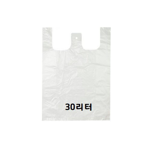 [국대]비닐봉투 30리터 / 70매입 / 백색 / 비닐봉지