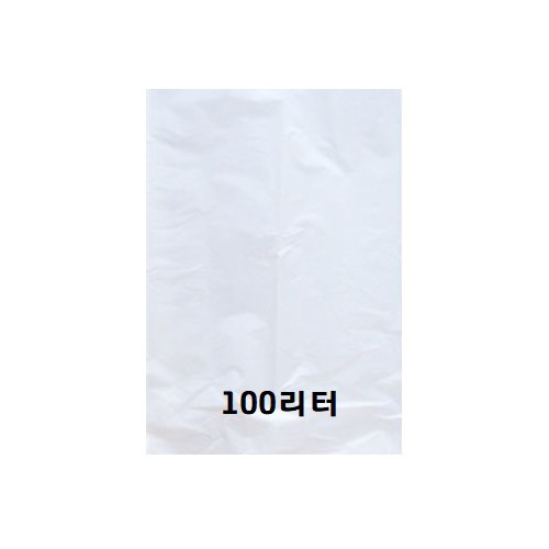 [국대]비닐봉투 100리터 / 70매입 / 백색 (손잡이없음) / 비닐봉지