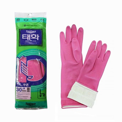고무장갑 / 태화 / 대 / 꽃밴