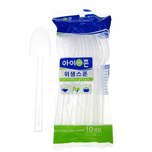 위생스푼 / 일회용 숟가락 / 10개입