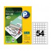 [프린텍 애니라벨] 라벨지 V3610-100_바코드 / 54칸 / 100매