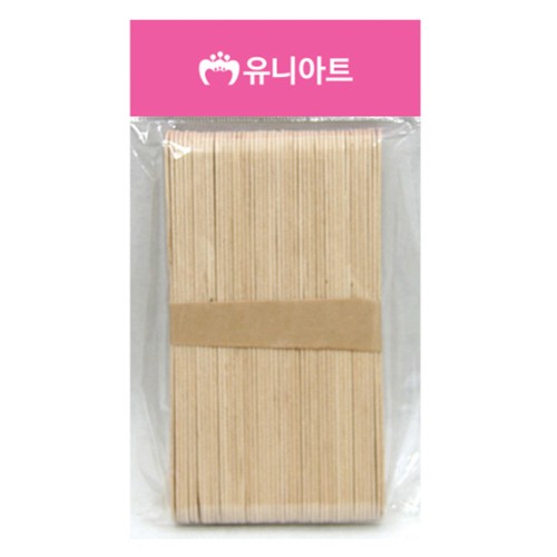 [유니아트]아이스크림막대 / 원목 / 대 / 50개입