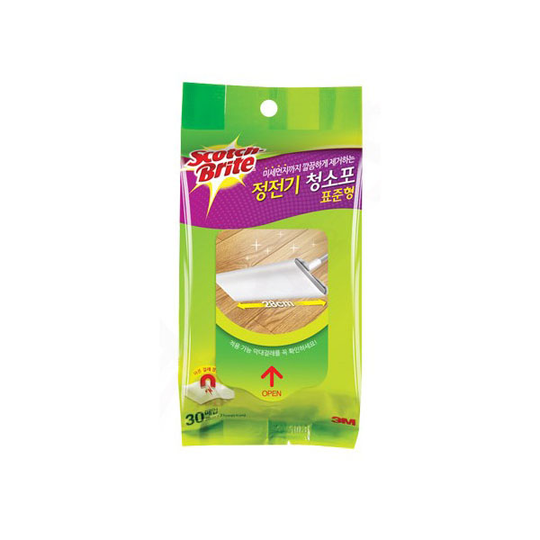 [3M]스카치브라이트 정전기청소포 / 표준형 / 30매